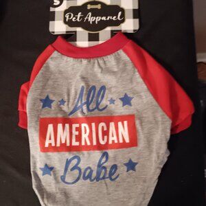 Woof Pet Apparel All American Babe Size S